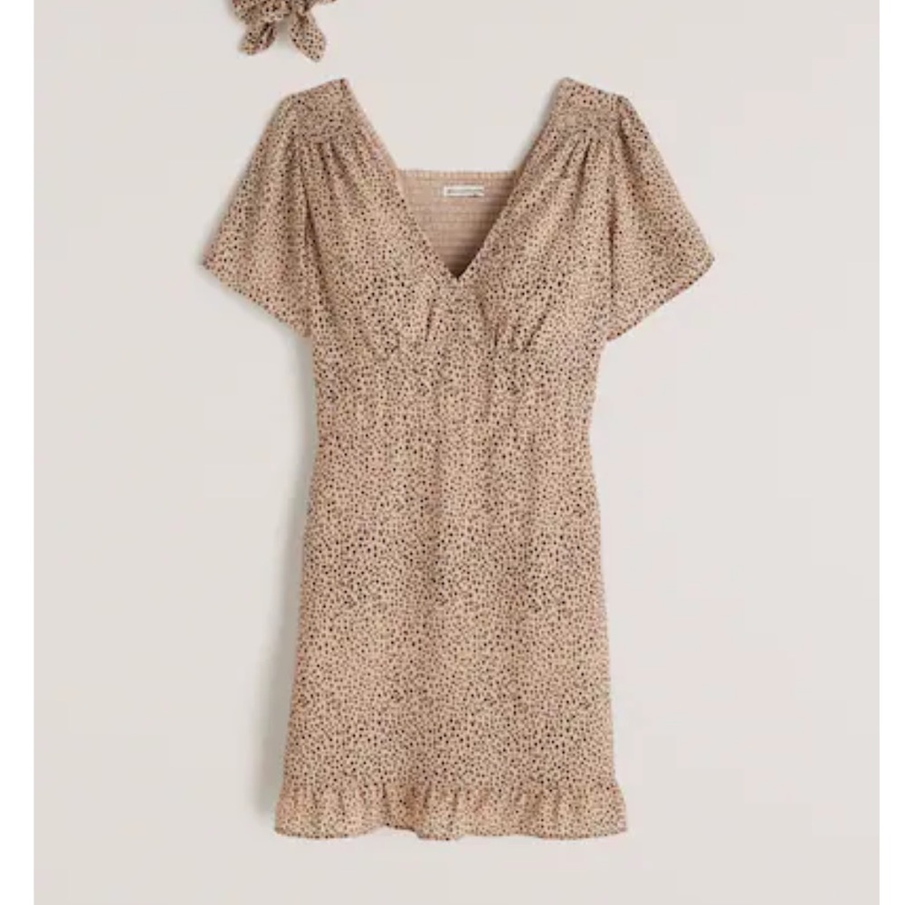 Abercrombie Cheetah Print Mini Dress- Never worn